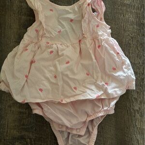 Carter's Pink Striped Baby Dress